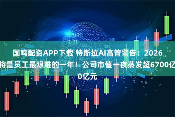 国鸣配资APP下载 特斯拉AI高管警告：2026年将是员工最艰难的一年！公司市值一夜蒸发超6700亿元